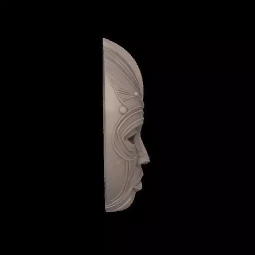 Guardian of Heritage Tribal Mask Sculpture 3D print model_29