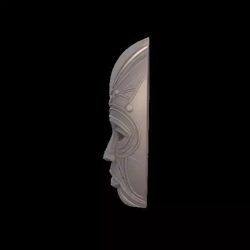 Guardian of Heritage Tribal Mask Sculpture 3D print model_16