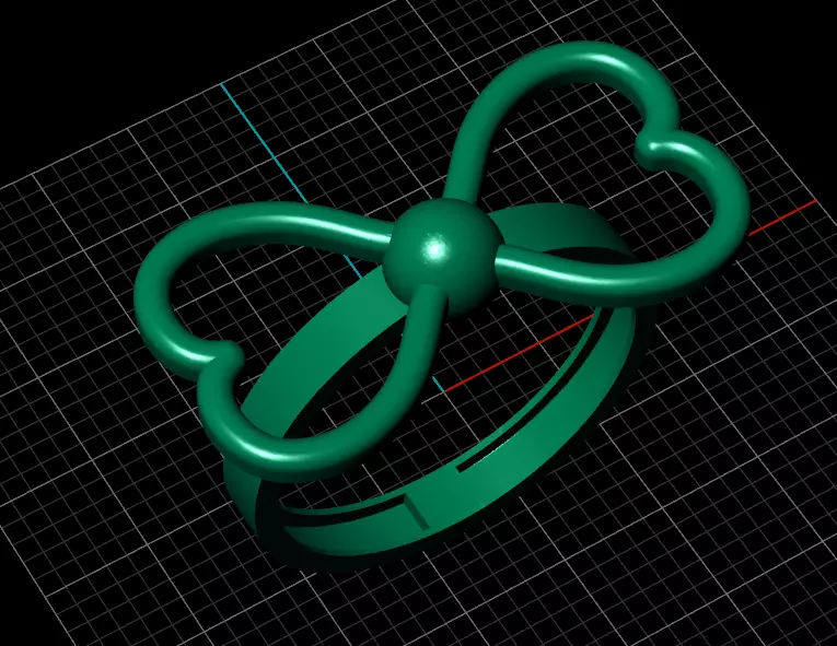 jewelry ring 325 3D print model_2