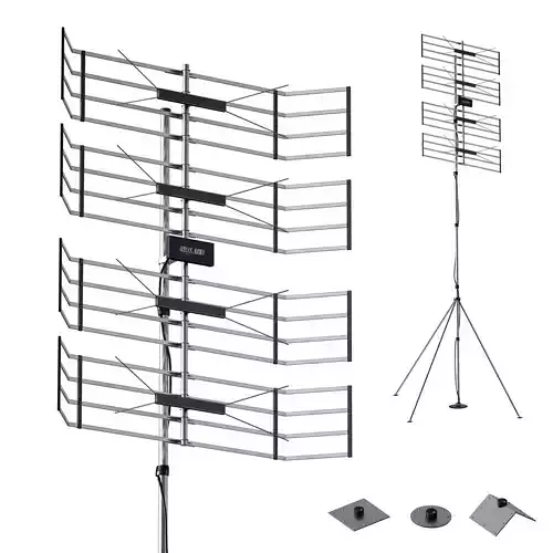 Roof mounted TV antenna 3D model