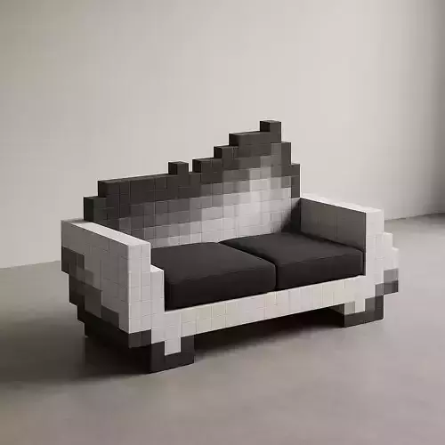 Pixel Sofa 3D model