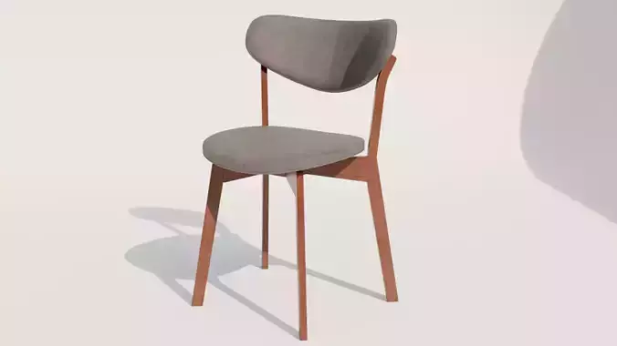 designer wooden fabric chair