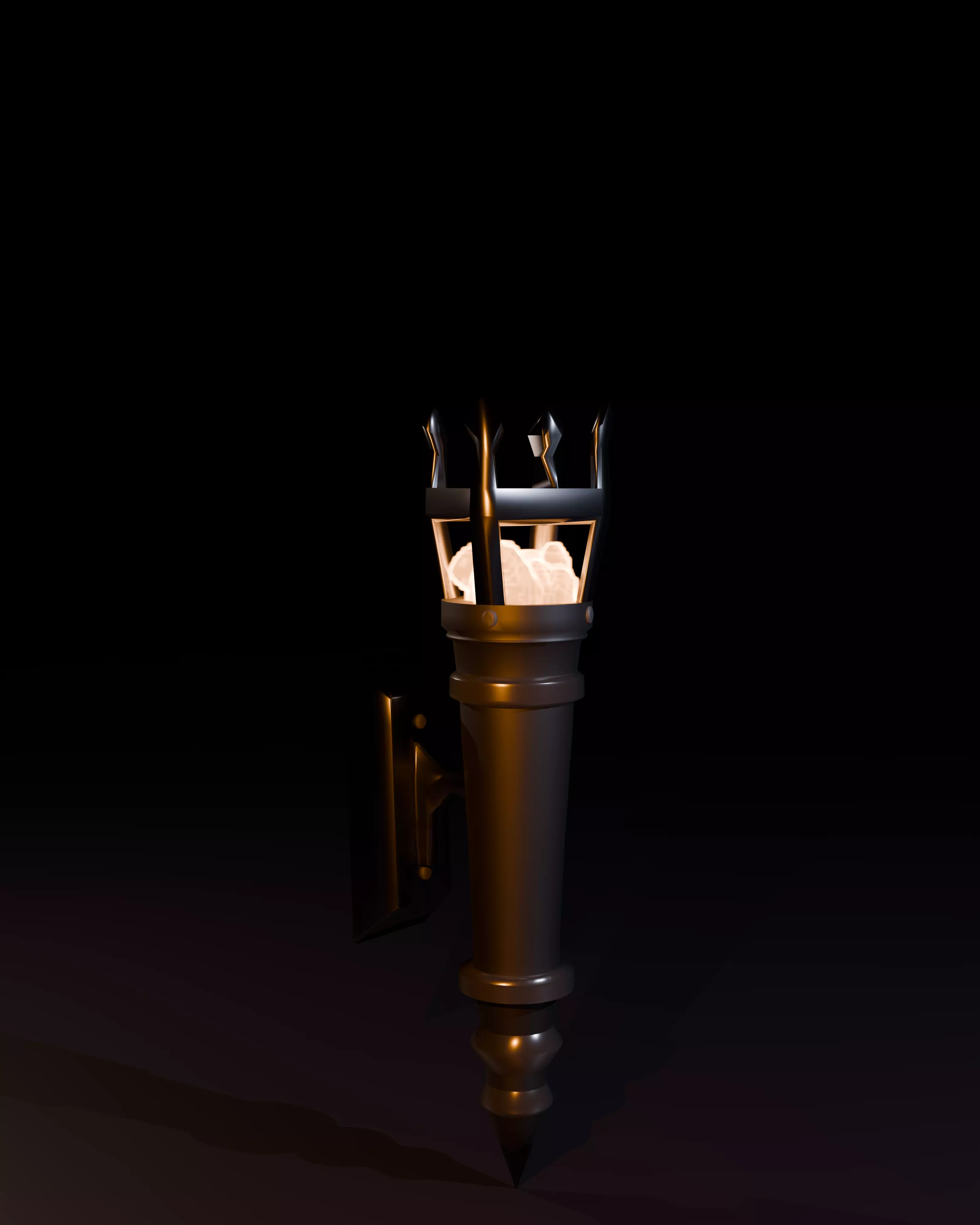 torch 3D print model_0