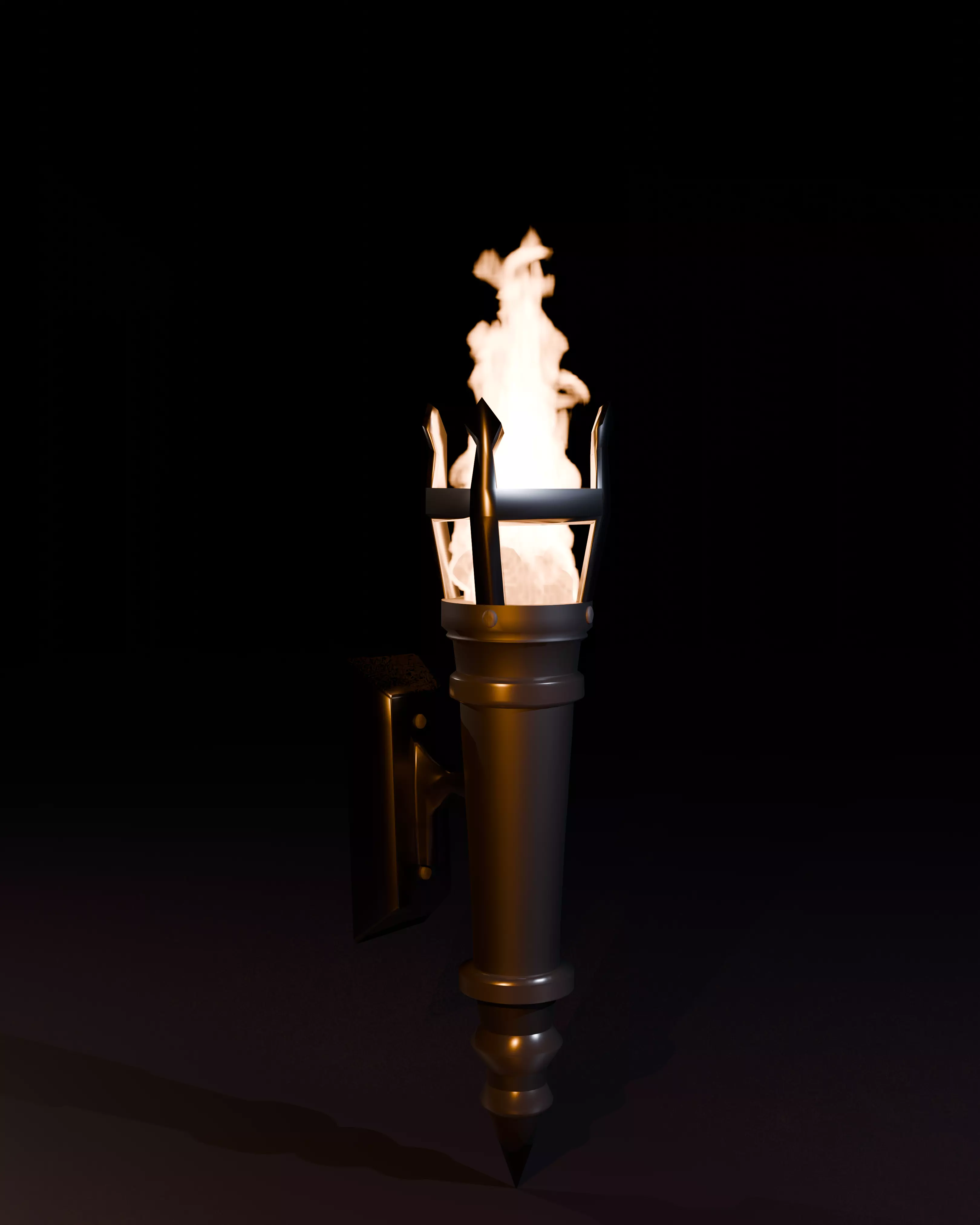 torch 3D print model_2