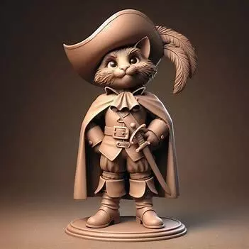 Sir Whiskerblade 3D print model