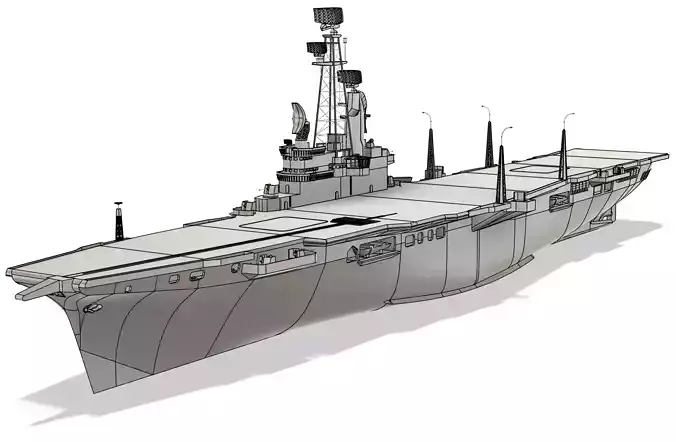 HNLMS Karel Doorman - ARA 25 de Mayo 1-96 RC Model