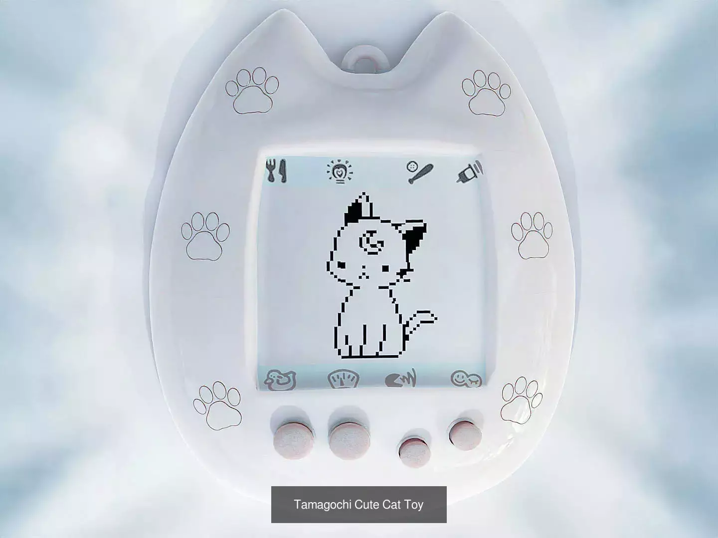 Tamagotchi Pack 3D Model Collection_5