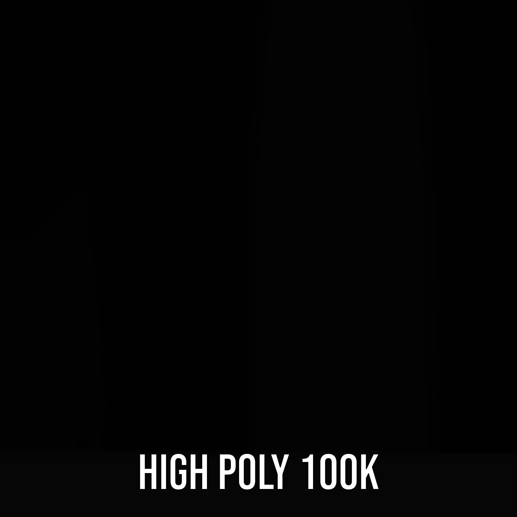 Striped Suit Character model pack Low-poly 3D model_33