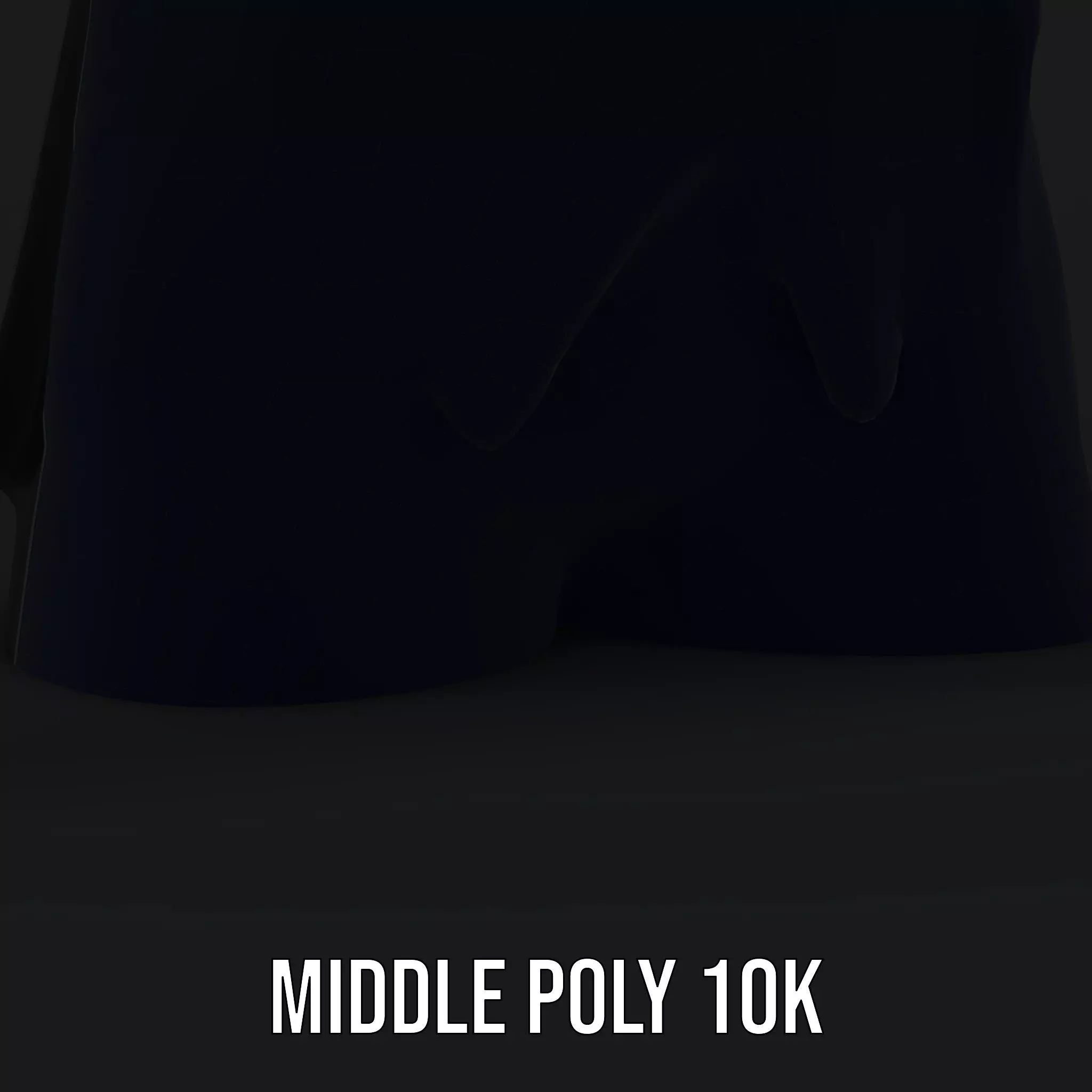 Striped Suit Character model pack Low-poly 3D model_6