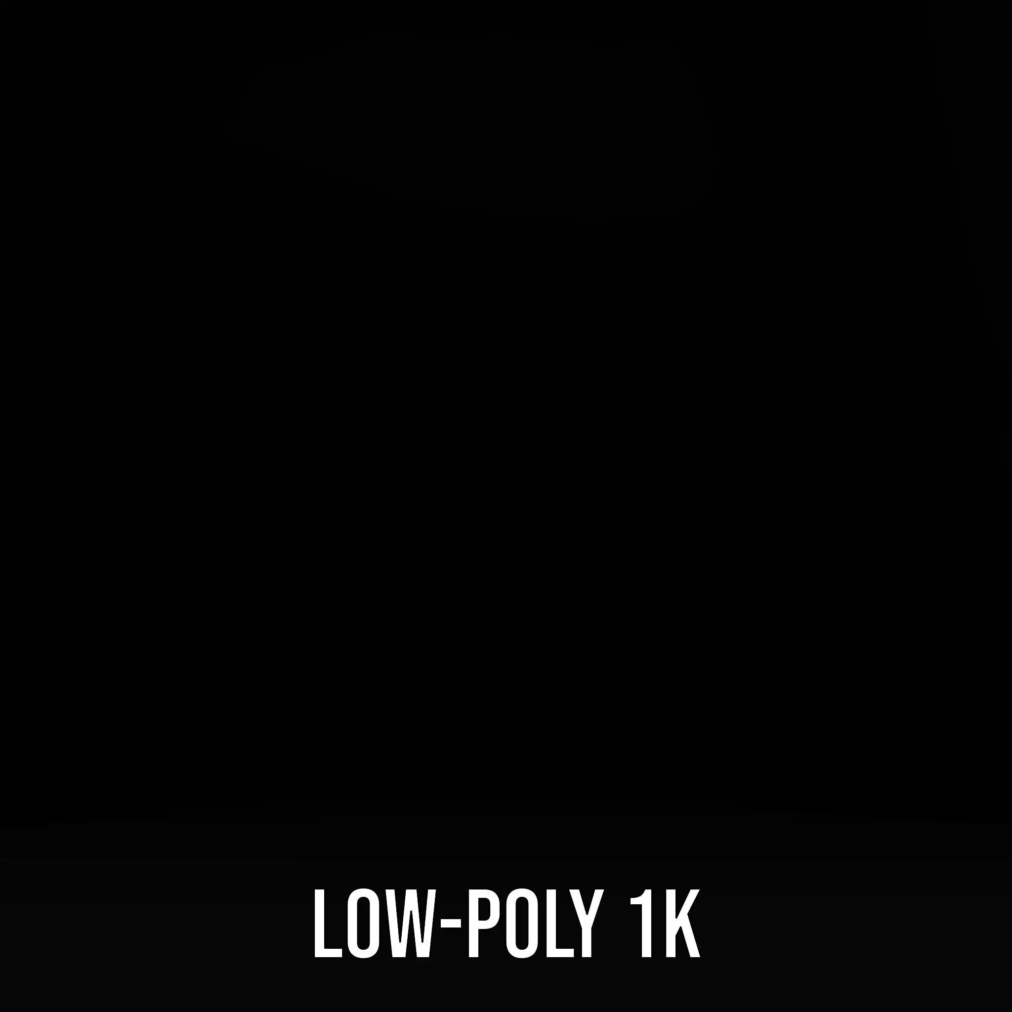 Striped Suit Character model pack Low-poly 3D model_12