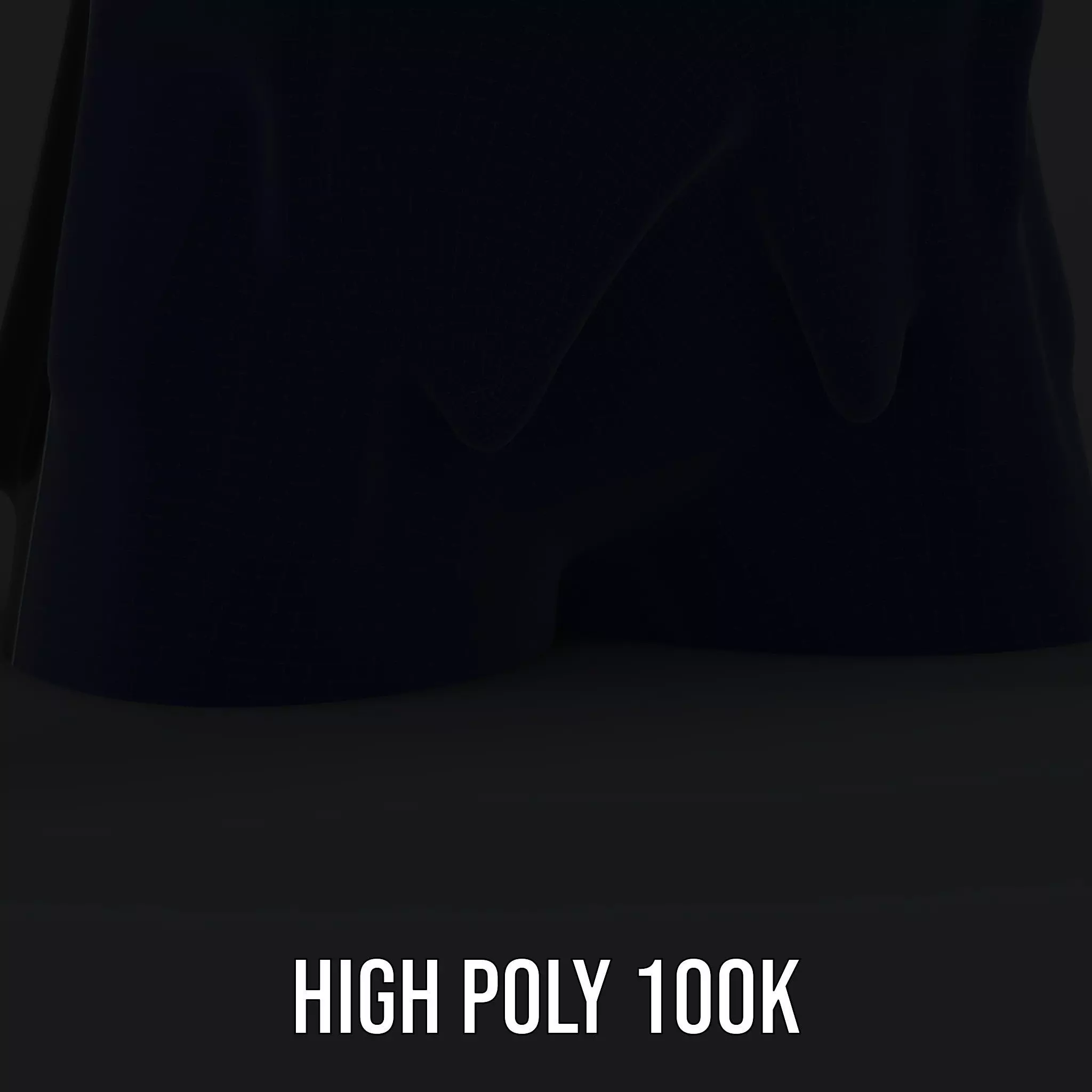 Striped Suit Character model pack Low-poly 3D model_5