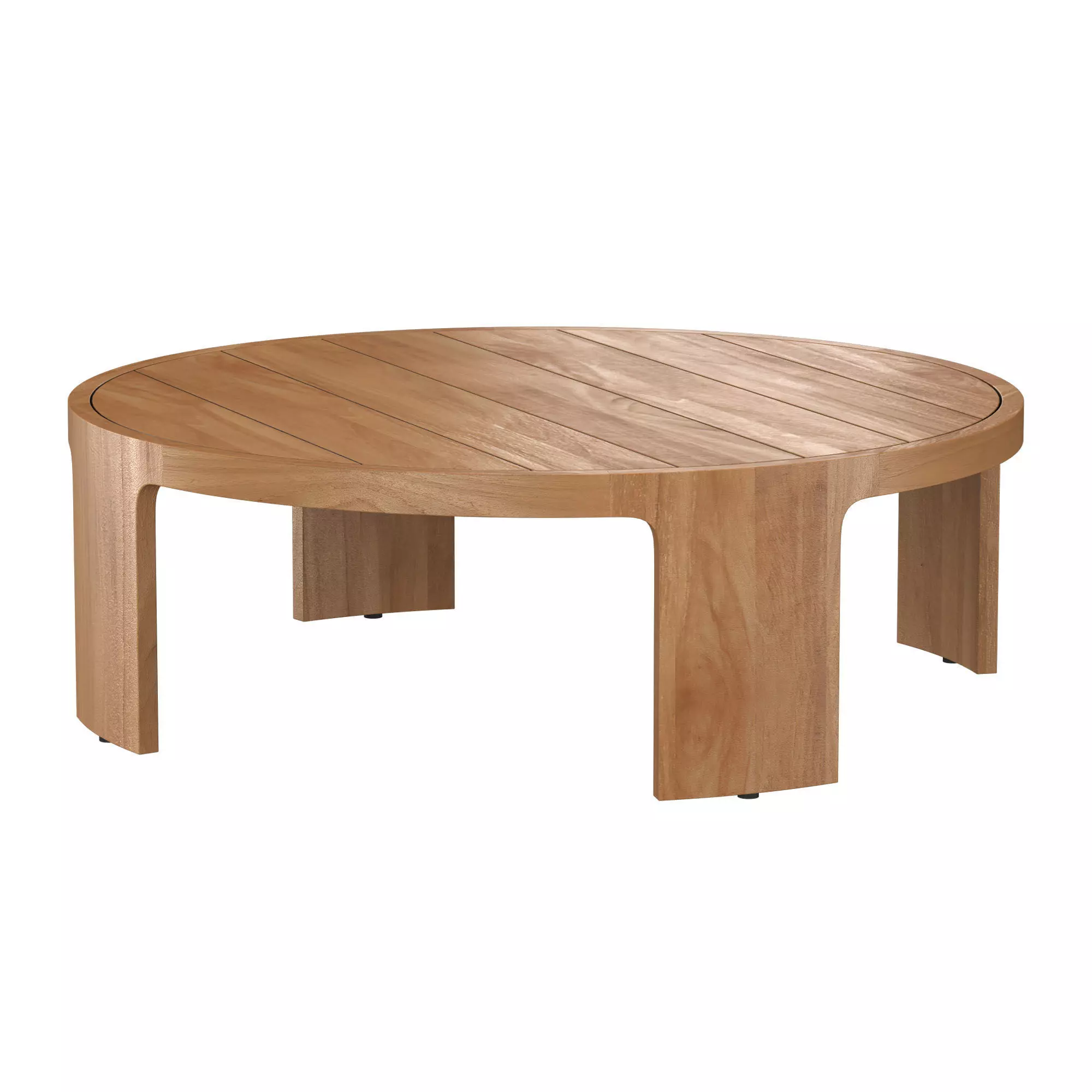 Sedona Teak Round Coffee Table 3D model_1