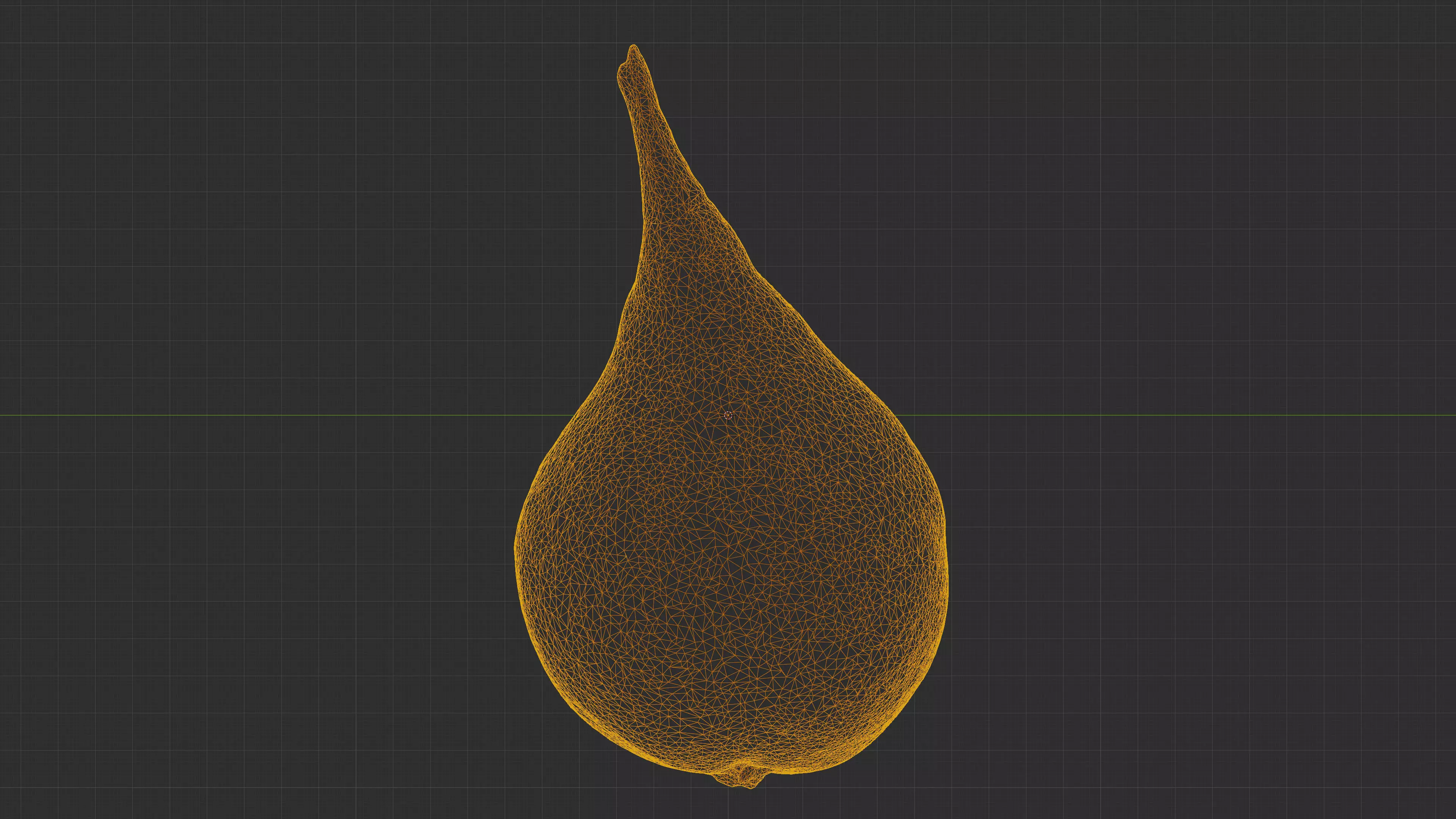Photorealistic 3D scan of ripe pear Low-poly 3D model_29