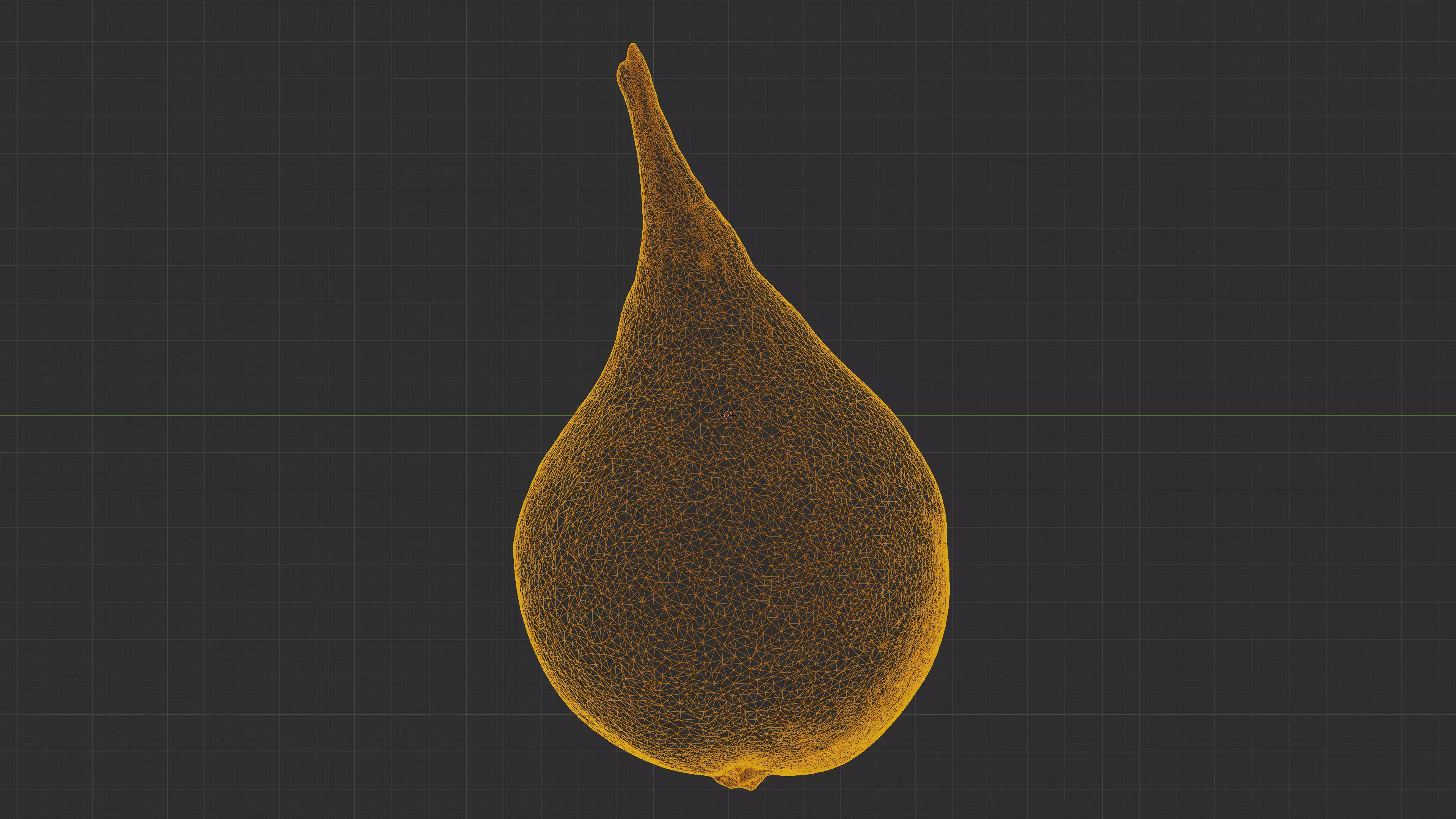 Photorealistic 3D scan of ripe pear Low-poly 3D model_35
