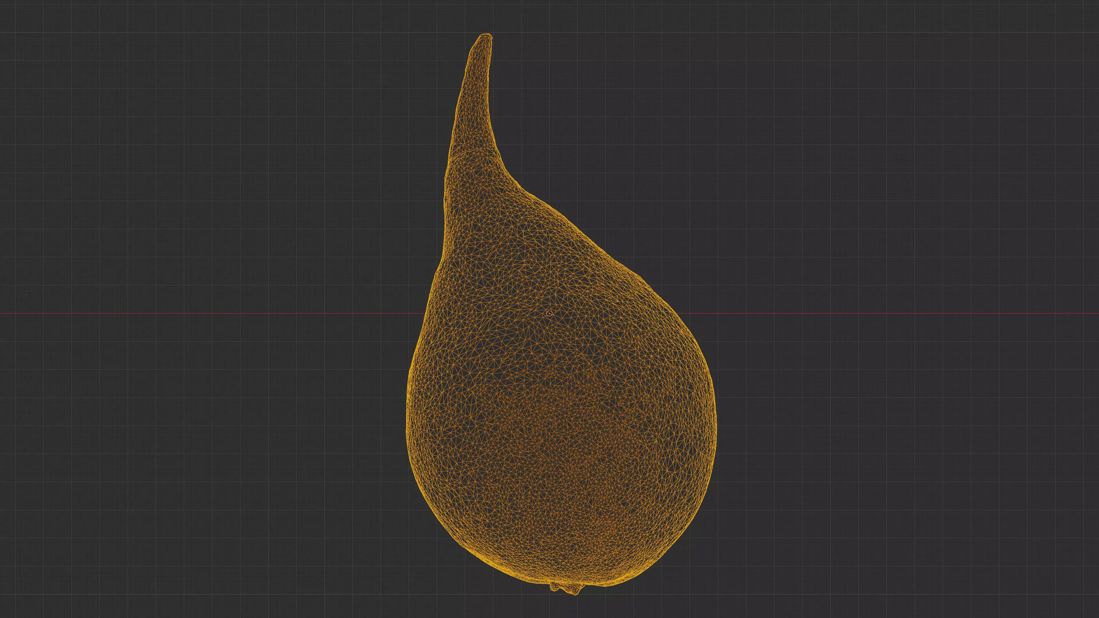 Photorealistic 3D scan of ripe pear Low-poly 3D model_26