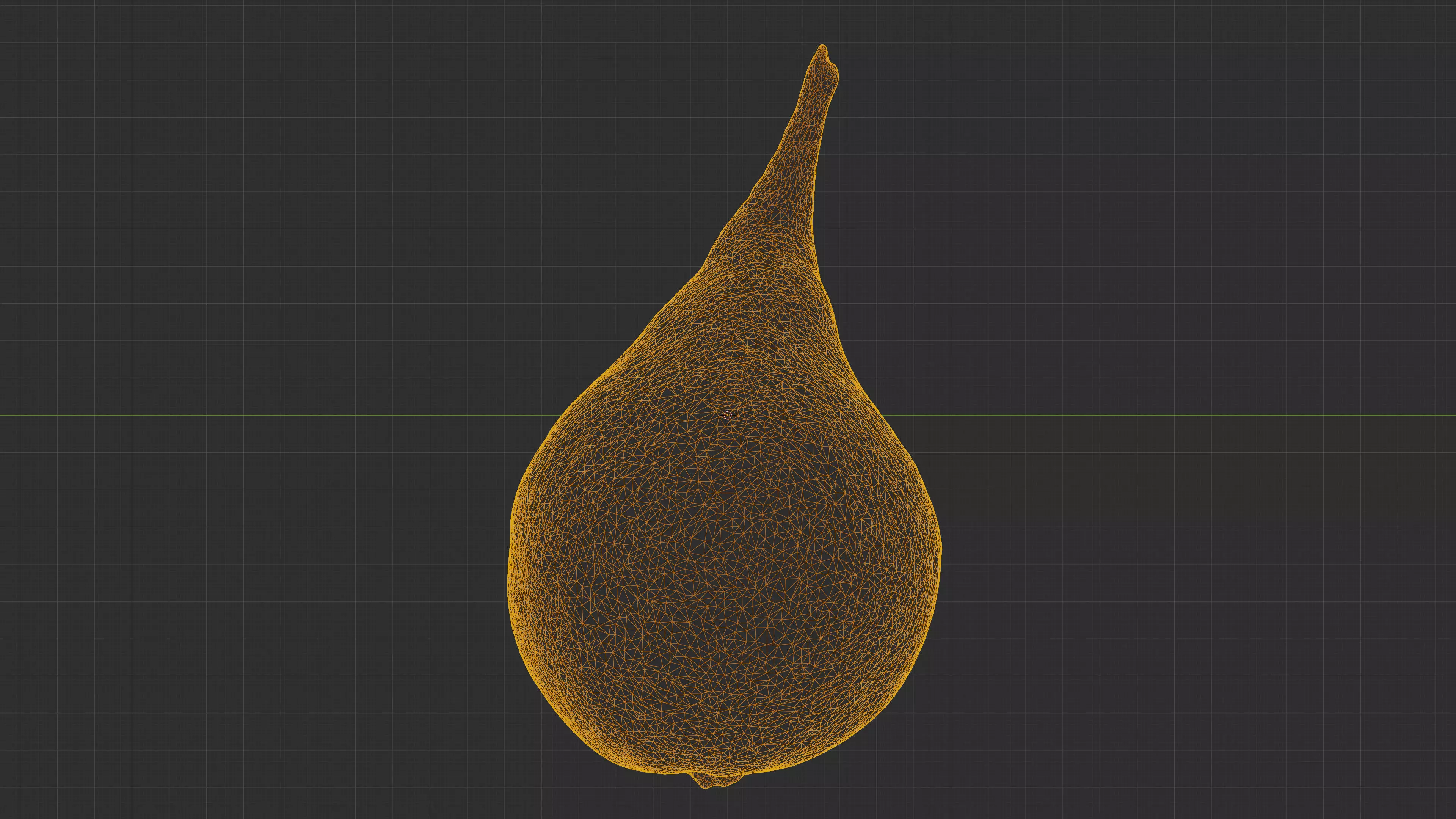 Photorealistic 3D scan of ripe pear Low-poly 3D model_28