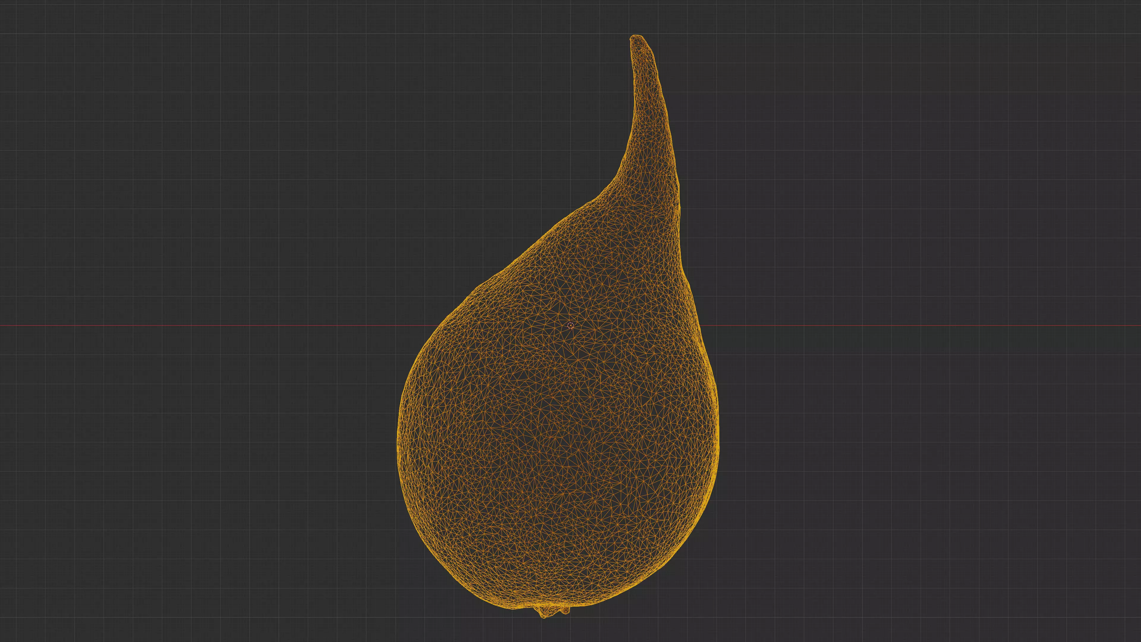Photorealistic 3D scan of ripe pear Low-poly 3D model_27