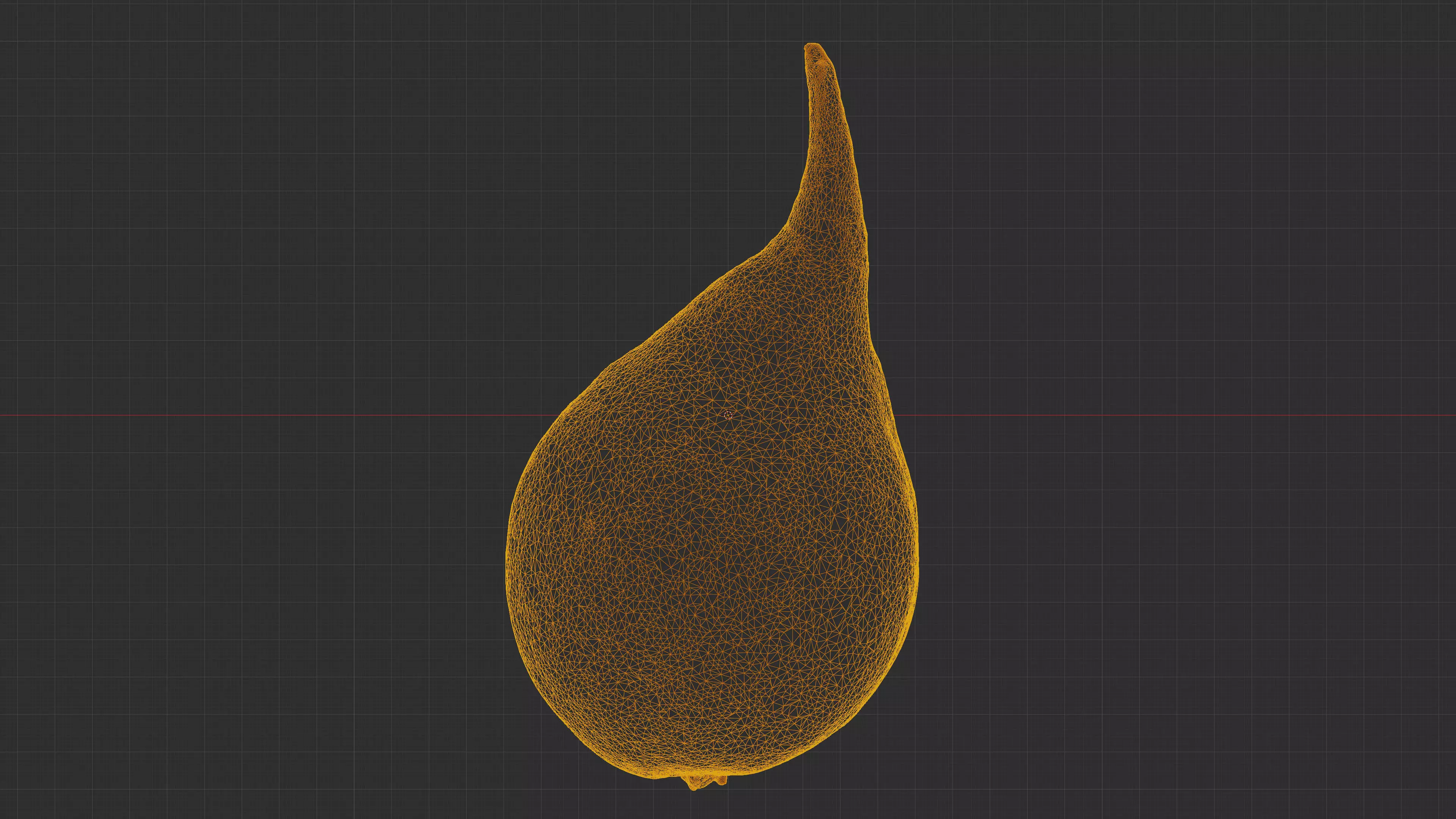 Photorealistic 3D scan of ripe pear Low-poly 3D model_33