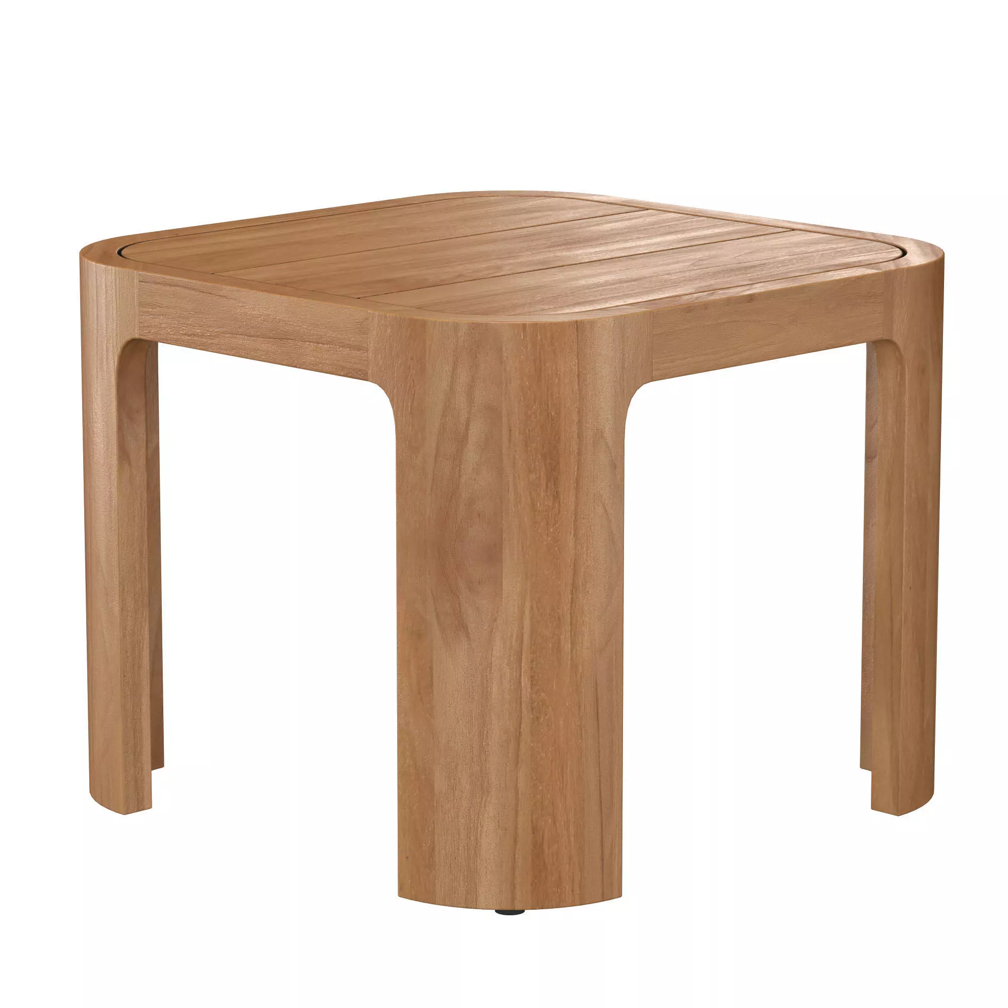 Sedona Teak Side Table 3D model_3