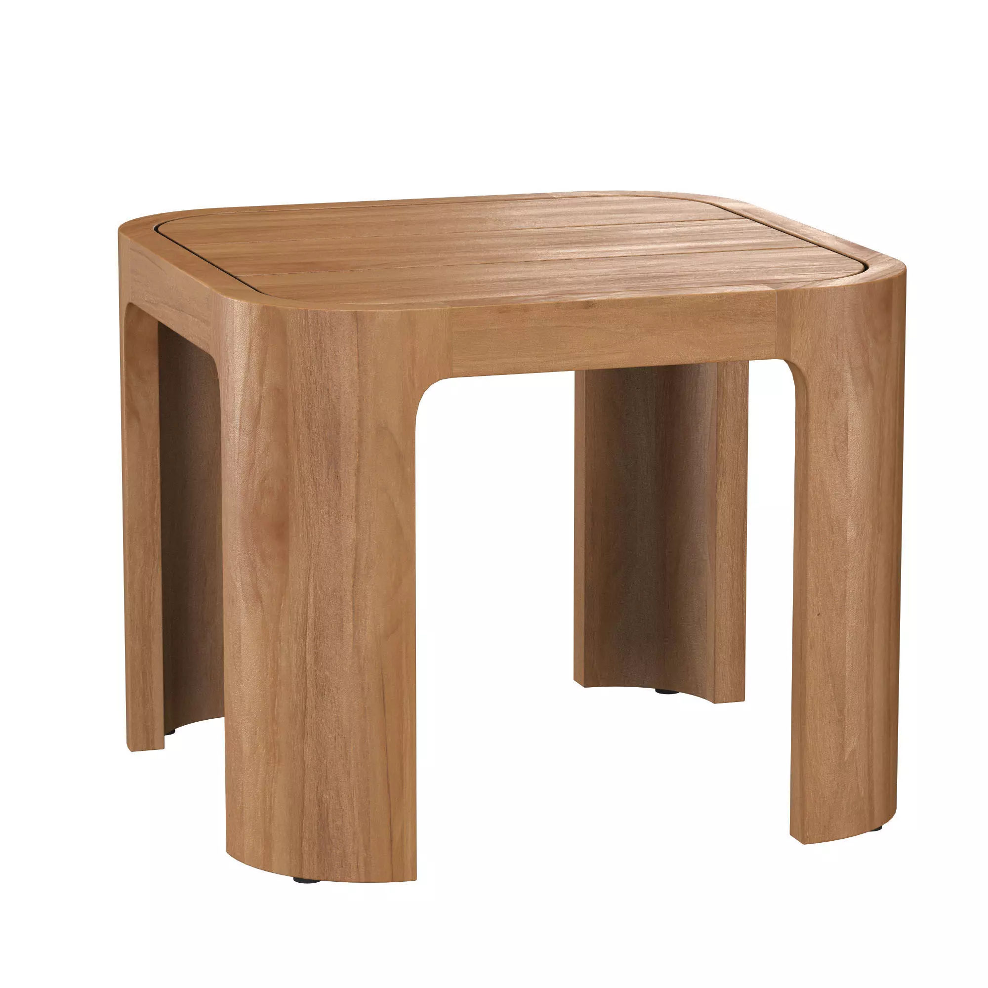 Sedona Teak Side Table 3D model_1