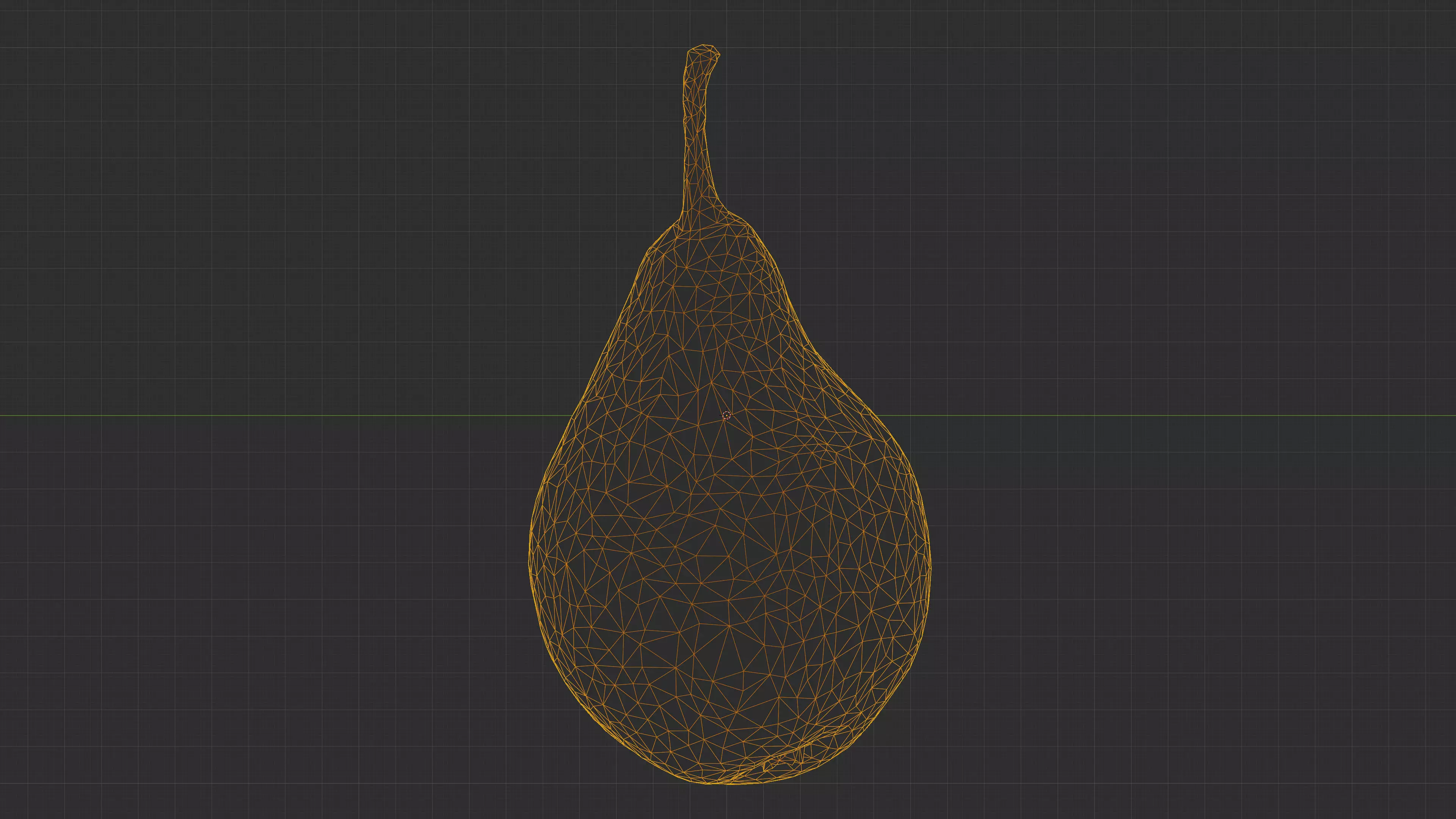 Photorealistic 3D scan of ripe pear Low-poly 3D model_23