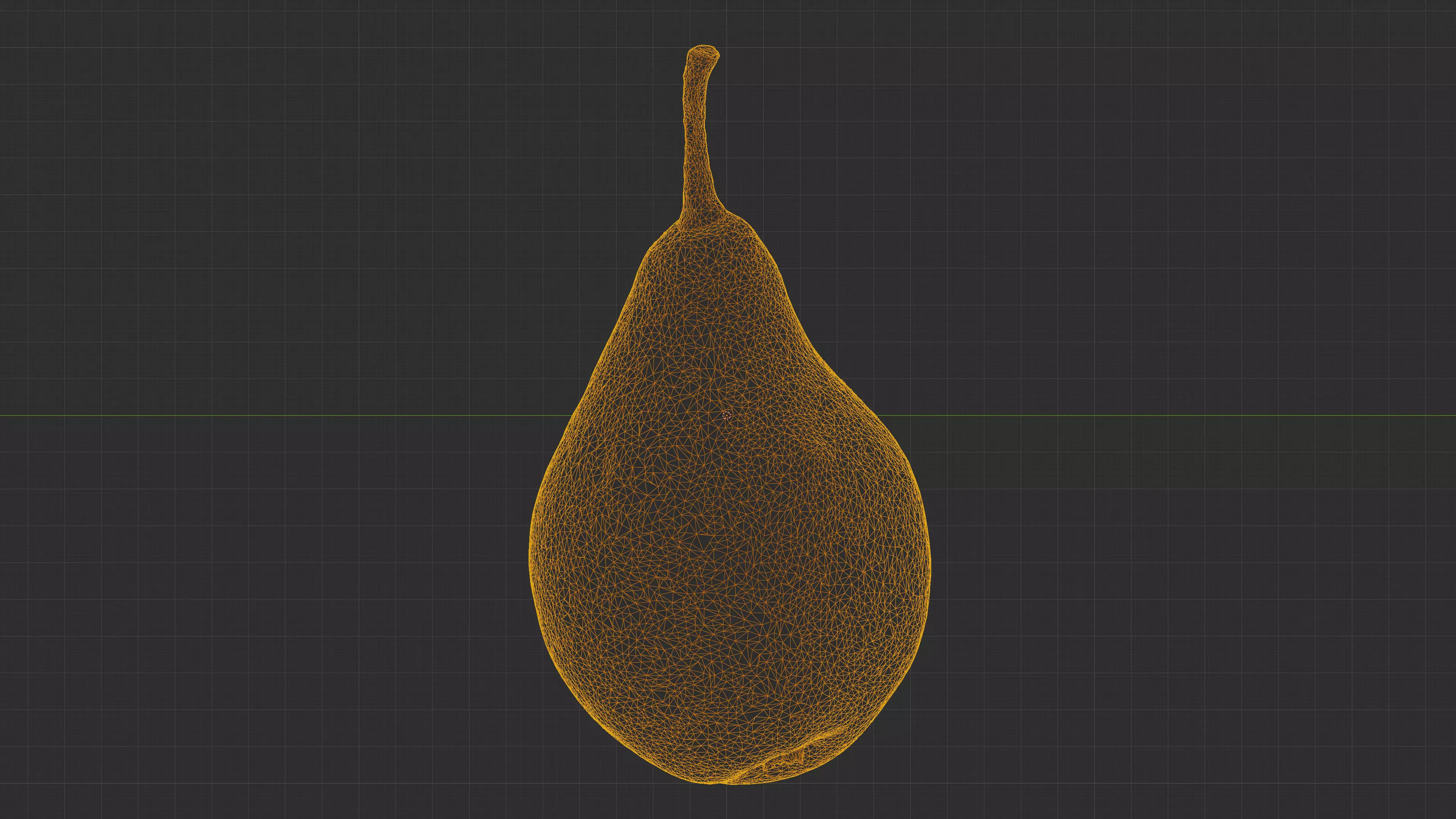Photorealistic 3D scan of ripe pear Low-poly 3D model_29
