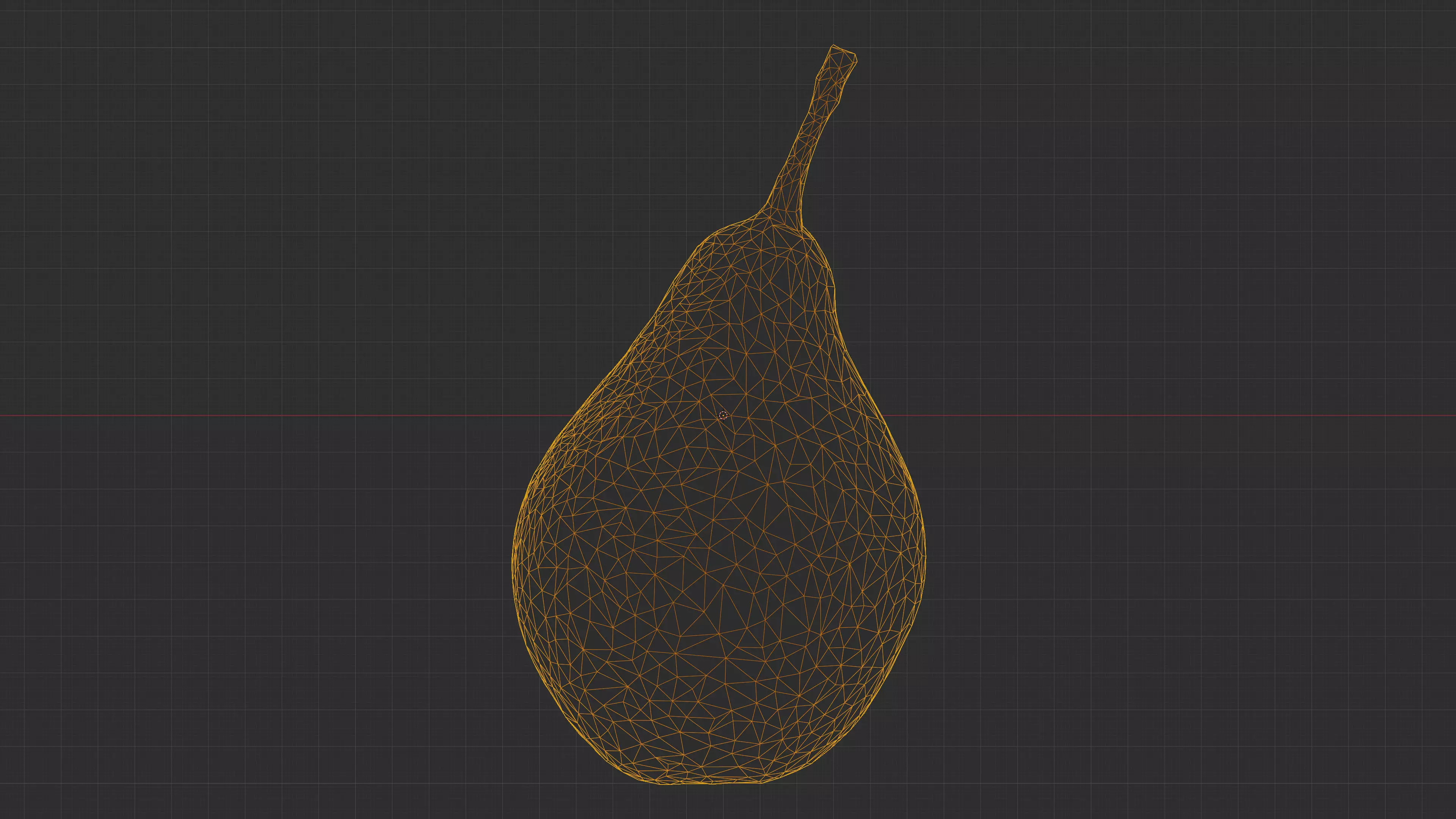 Photorealistic 3D scan of ripe pear Low-poly 3D model_21