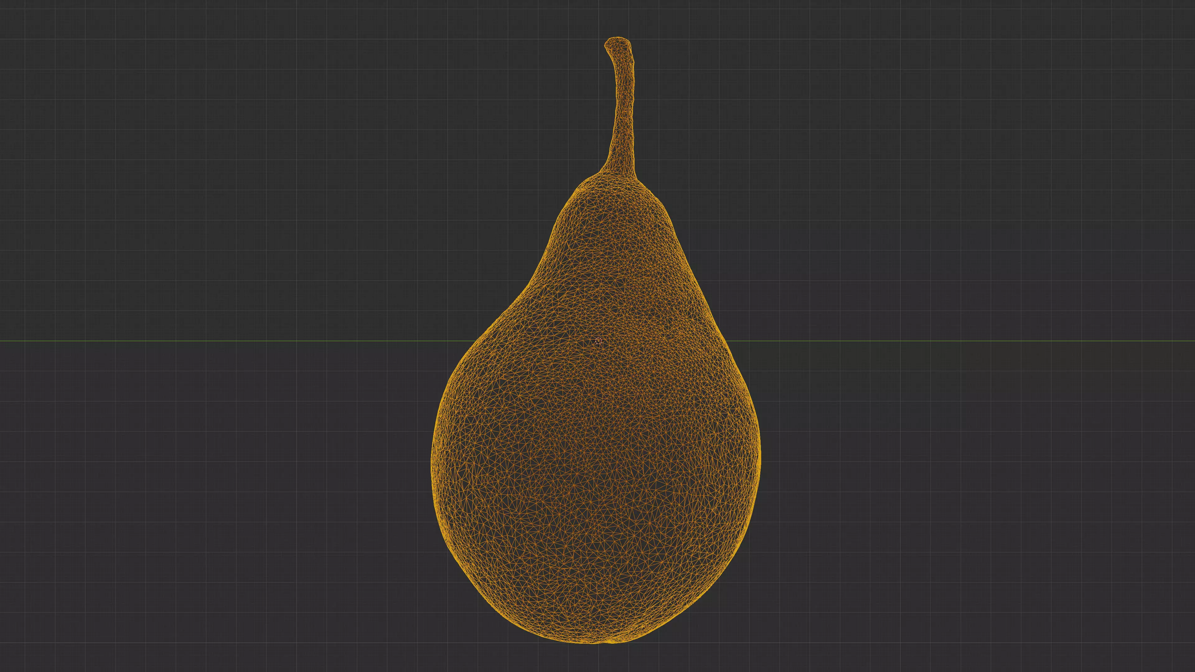 Photorealistic 3D scan of ripe pear Low-poly 3D model_28