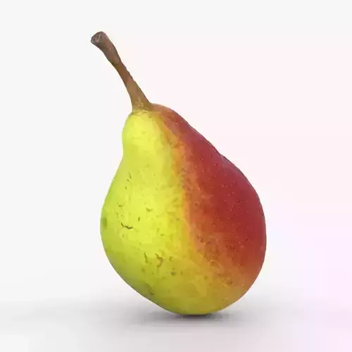 Photorealistic 3D scan of ripe pear Low-poly 3D model Photorealistic 3D scan of ripe pear Low-poly 3D model