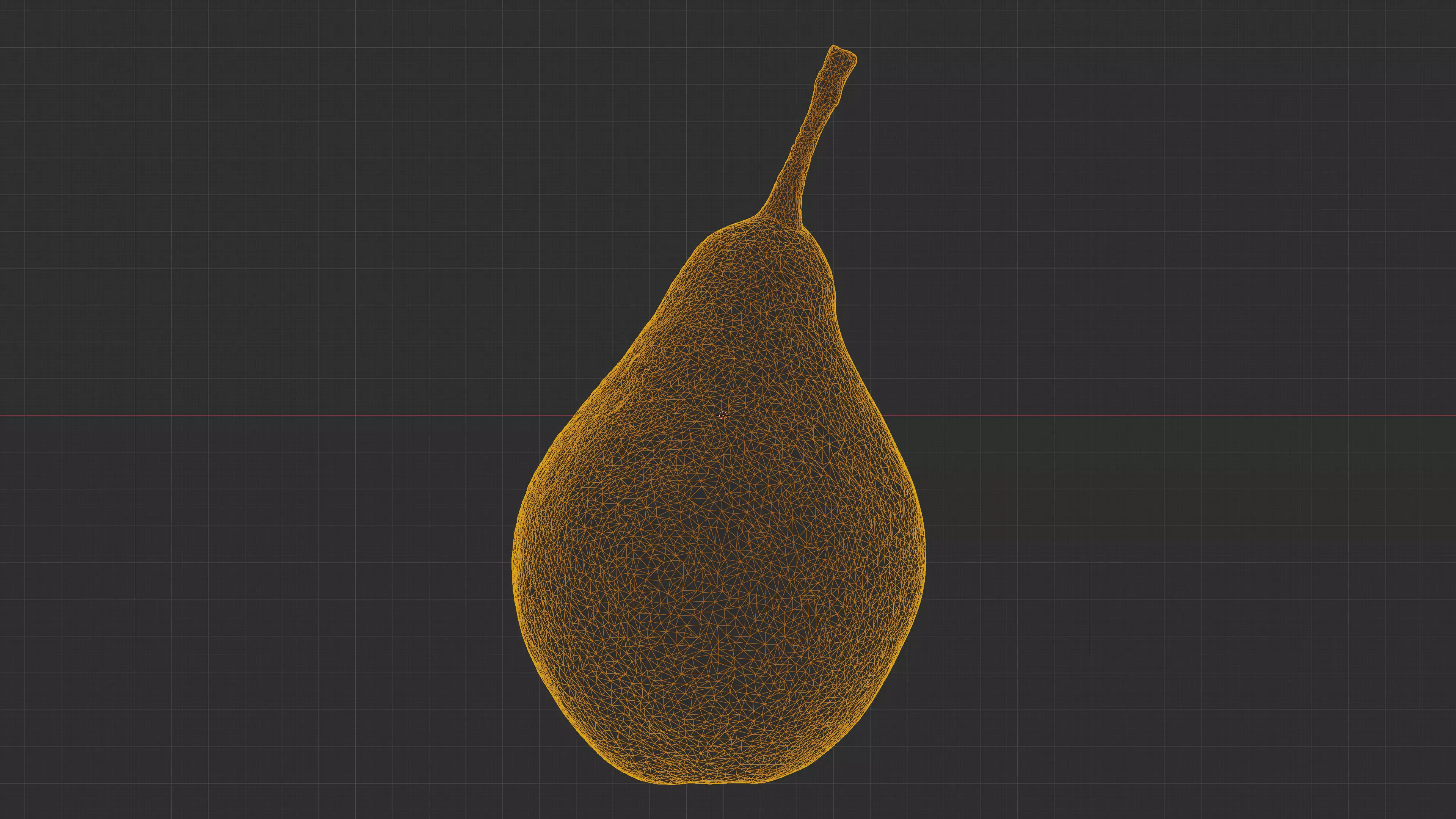 Photorealistic 3D scan of ripe pear Low-poly 3D model_27