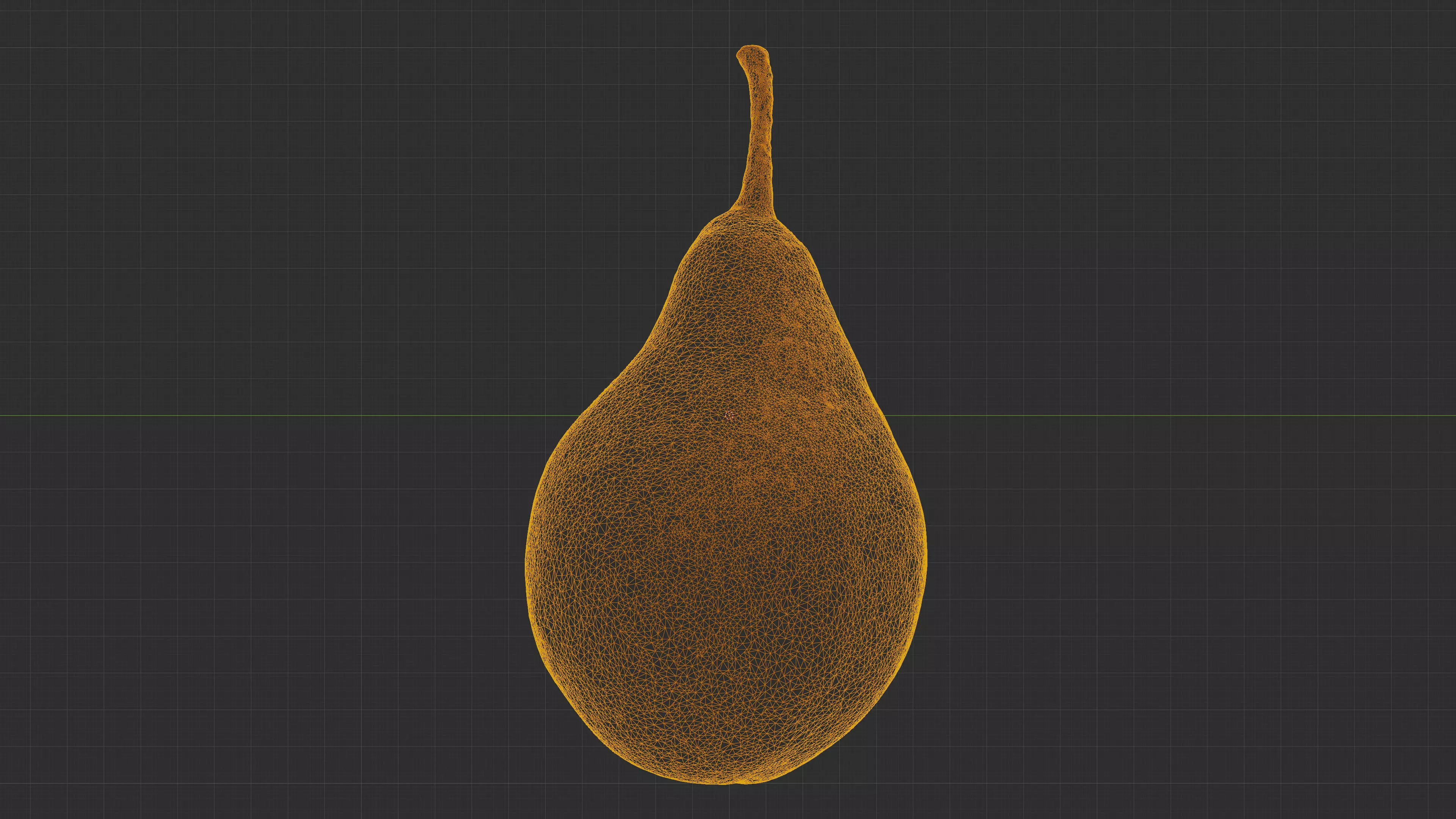 Photorealistic 3D scan of ripe pear Low-poly 3D model_34