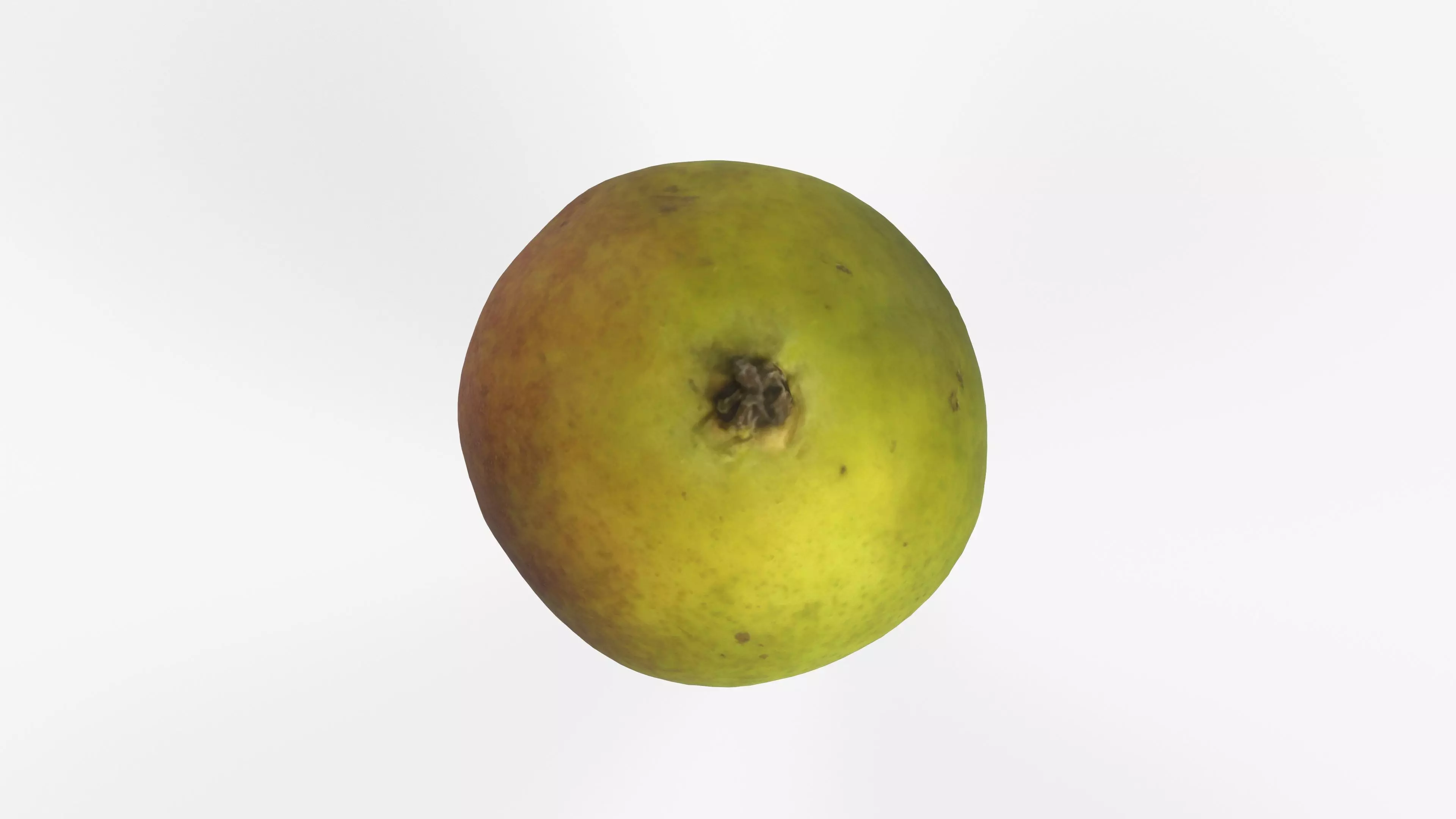 Photorealistic 3D scan of ripe pear Low-poly 3D model_10
