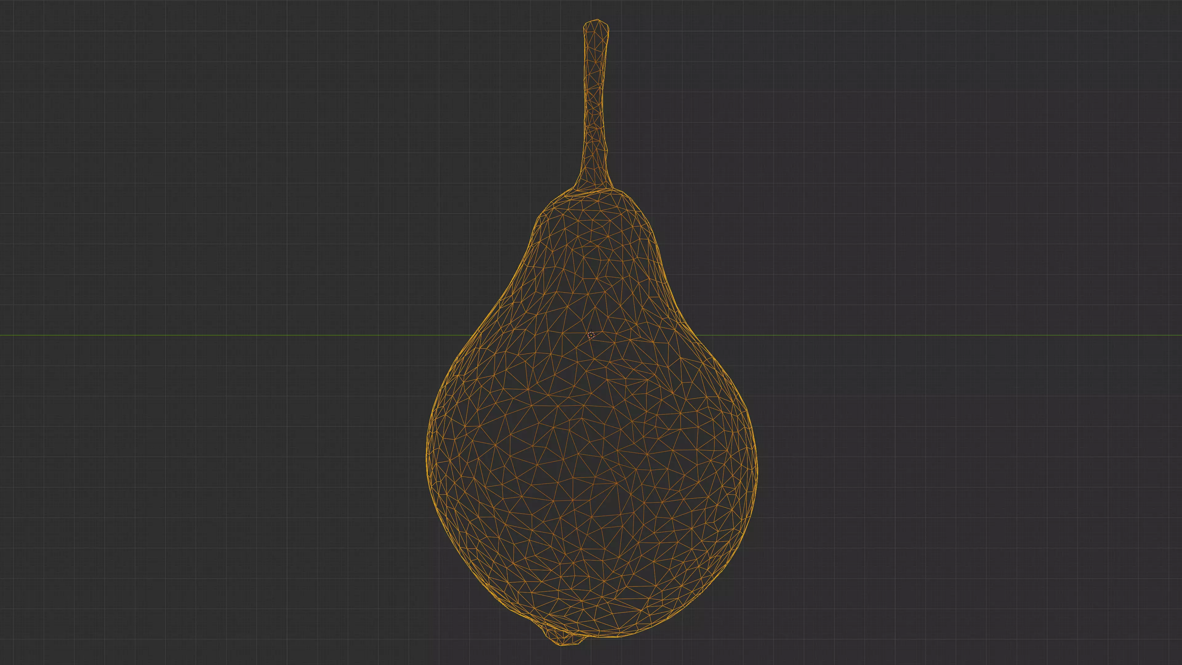 Photorealistic 3D scan of ripe pear Low-poly 3D model_23
