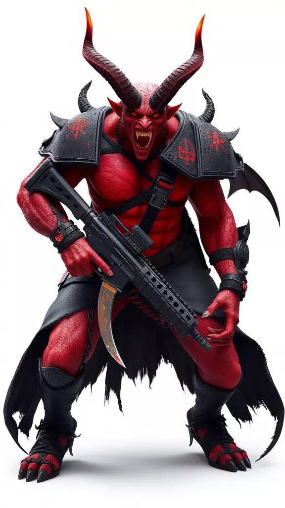 Hell Bringer Ultimate Edition Low-poly 3D model_14