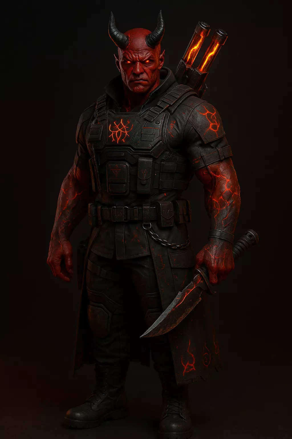 Hell Bringer Ultimate Edition Low-poly 3D model_0