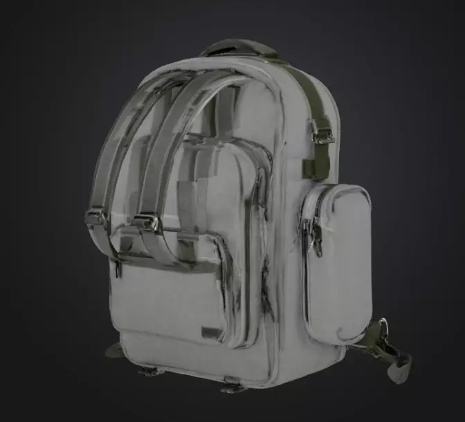 Mini backpack  3D model_0