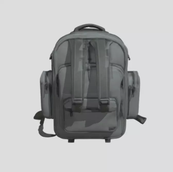 Mini backpack  3D model_1