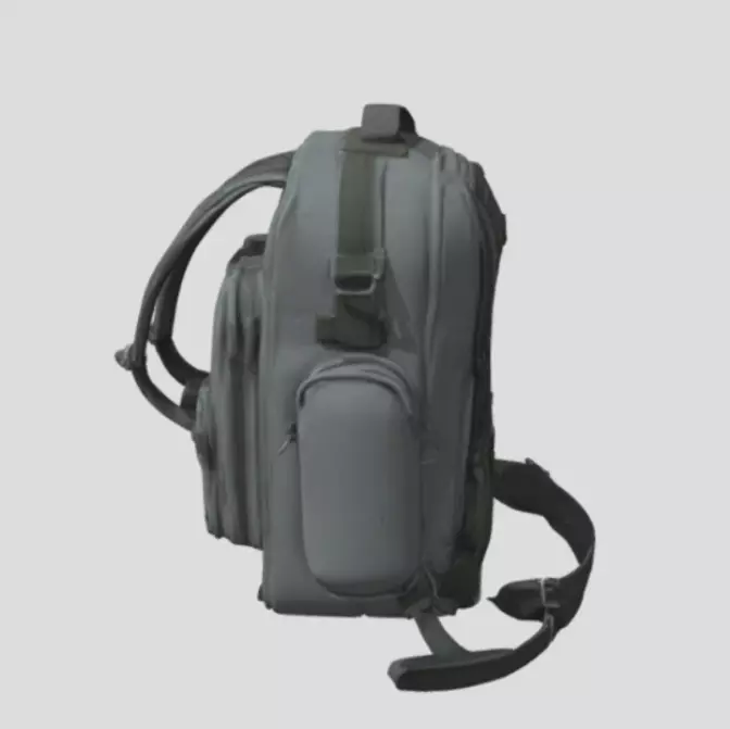 Mini backpack  3D model_3