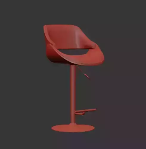 Teal Blue Velvet Adjustable Swivel Bar Stool