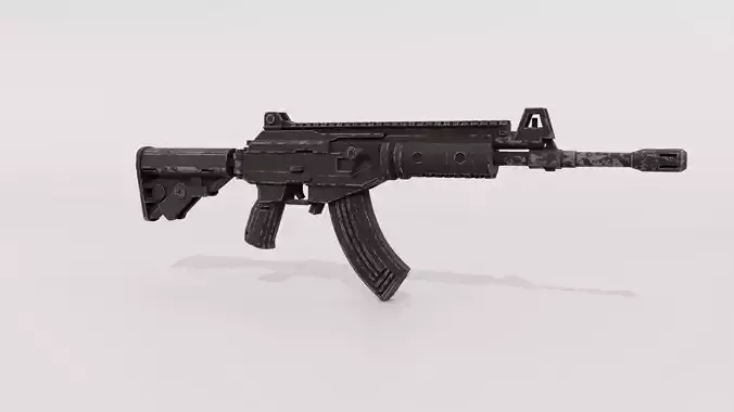 Galil Ace 32 Assault Rifle Low-poly 3D model