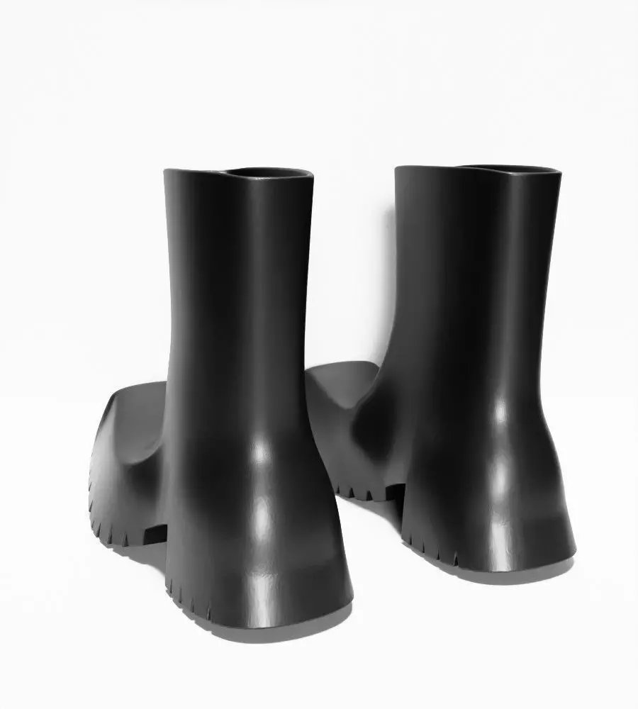 Bottega Veneta Puddle Boots chunky shoes Props Second Life toy 3D print model_10
