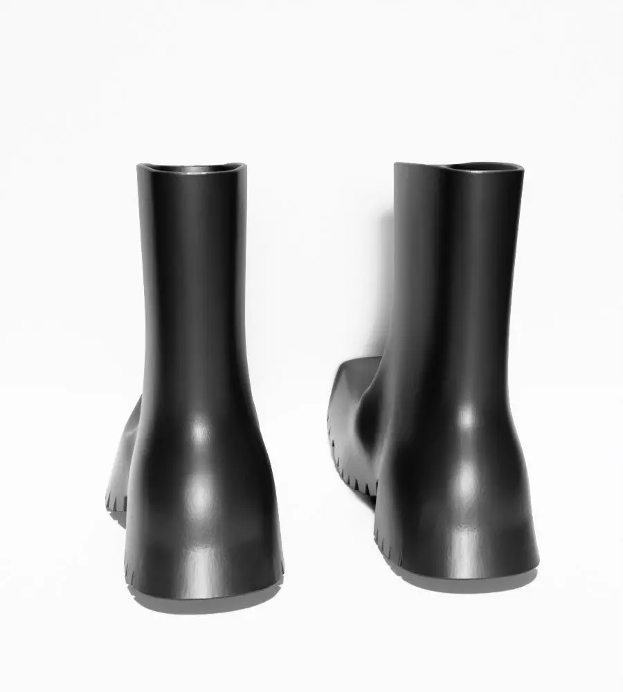 Bottega Veneta Puddle Boots chunky shoes Props Second Life toy 3D print model_11