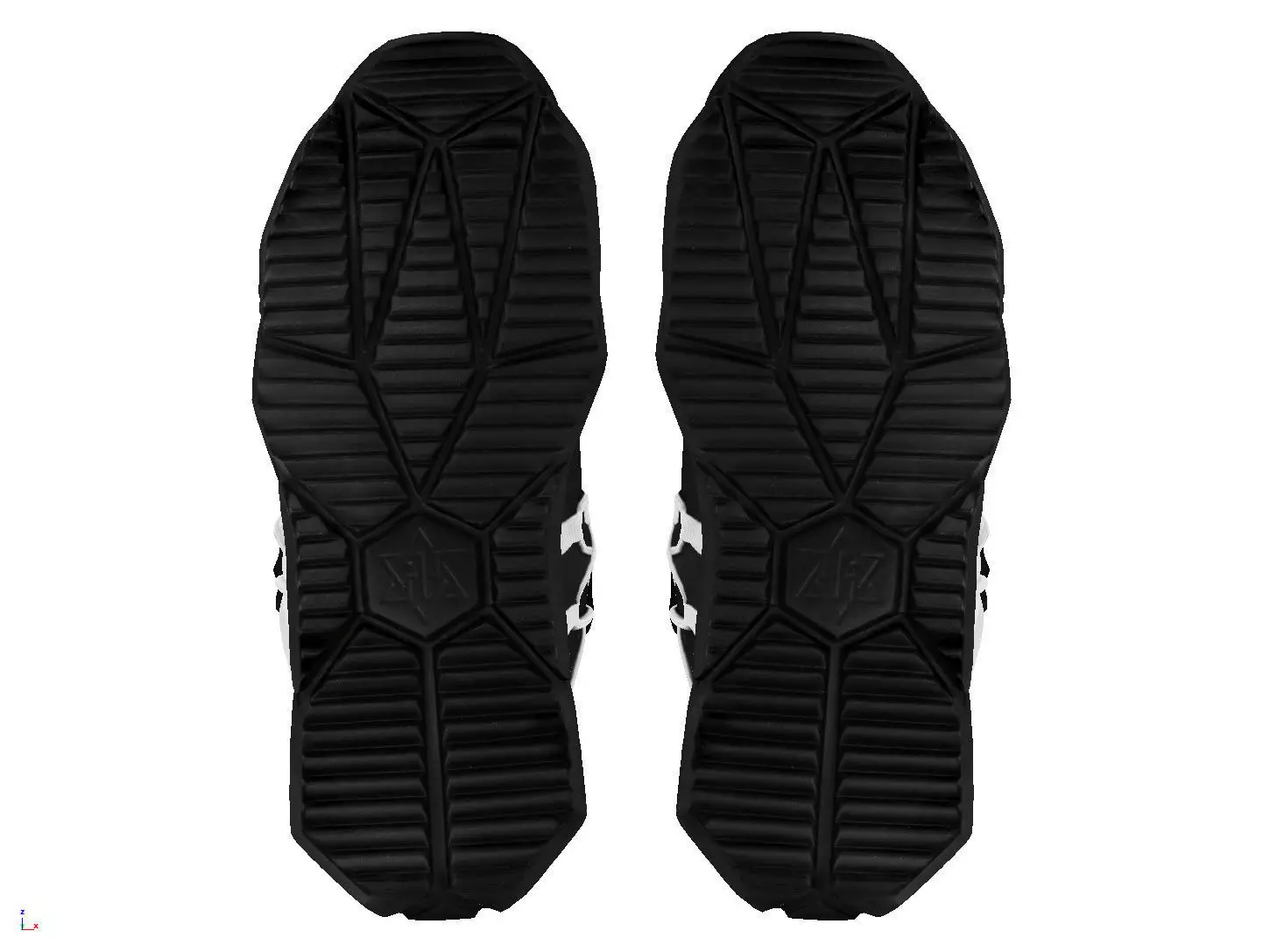 Cyberpunk fashion sneaker 6 Urban Techwear scifi future shoes Low-poly 3D model_6