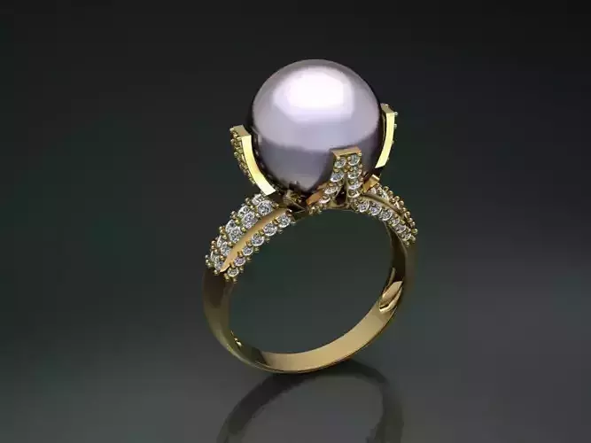 Ring diamond pearl woman fashion new arrival jewelry 