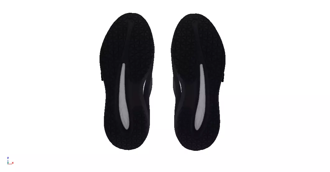 Cyberpunk fashion sneaker 7 Urban Techwear scifi future shoes Low-poly 3D model_4