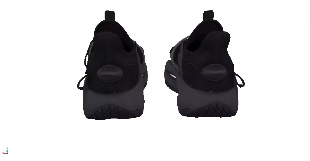 Cyberpunk fashion sneaker 7 Urban Techwear scifi future shoes Low-poly 3D model_2