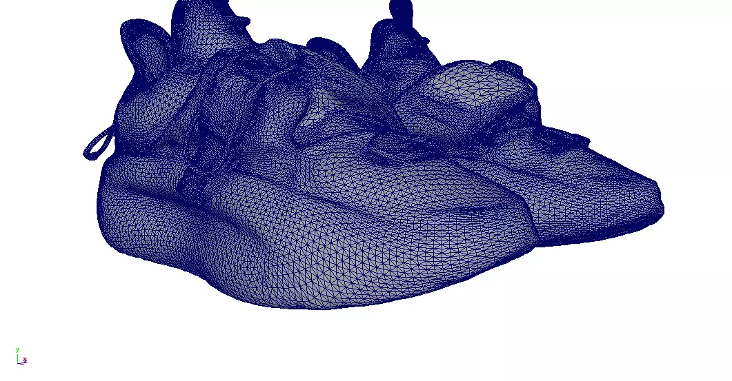 Cyberpunk fashion sneaker 7 Urban Techwear scifi future shoes Low-poly 3D model_6