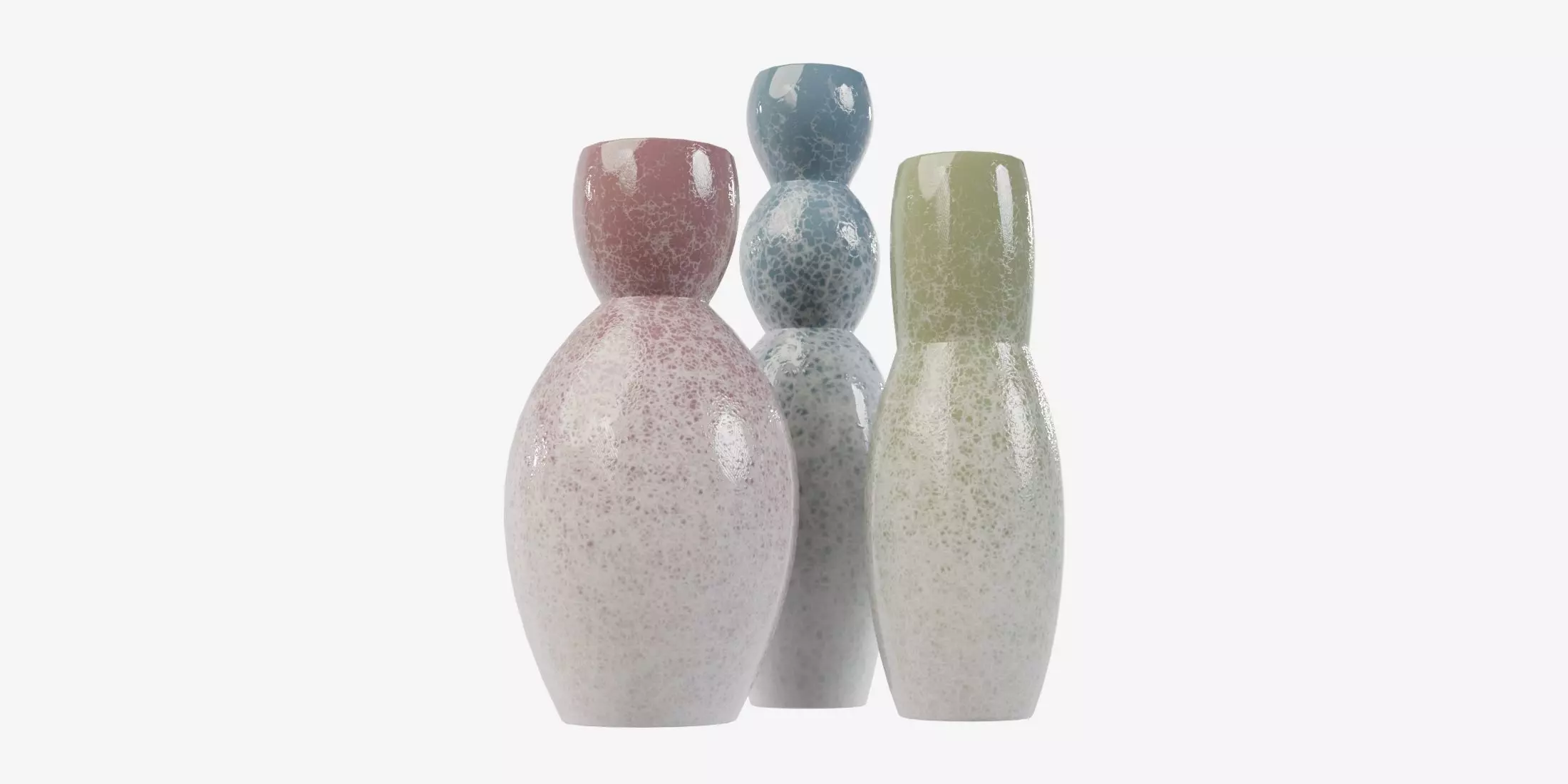 Decorative Vases 01 Low-poly 3D model_3