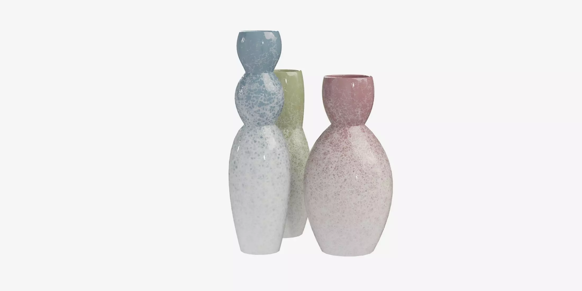 Decorative Vases 01 Low-poly 3D model_8