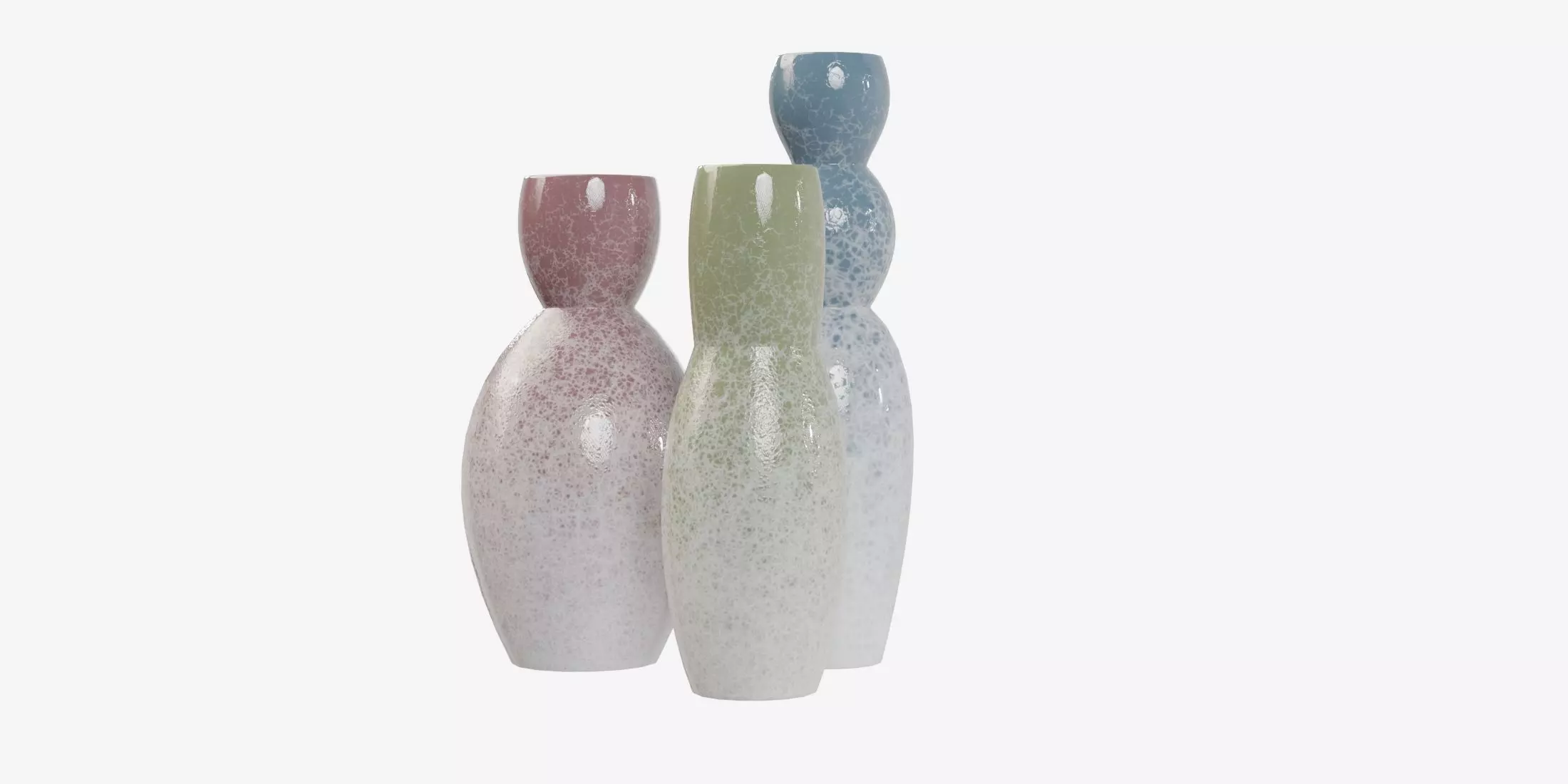 Decorative Vases 01 Low-poly 3D model_2